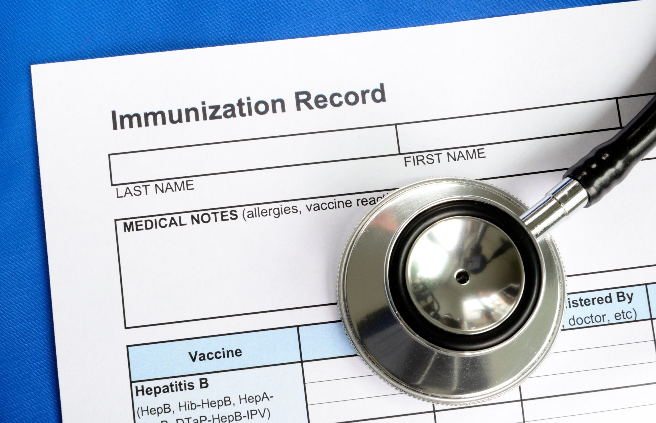 Immunization Record concept of vaccination Immunization Record concept of vaccination